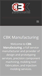 Mobile Screenshot of cbkmanuf.com